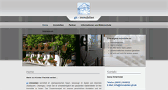 Desktop Screenshot of immobilien-gh.de